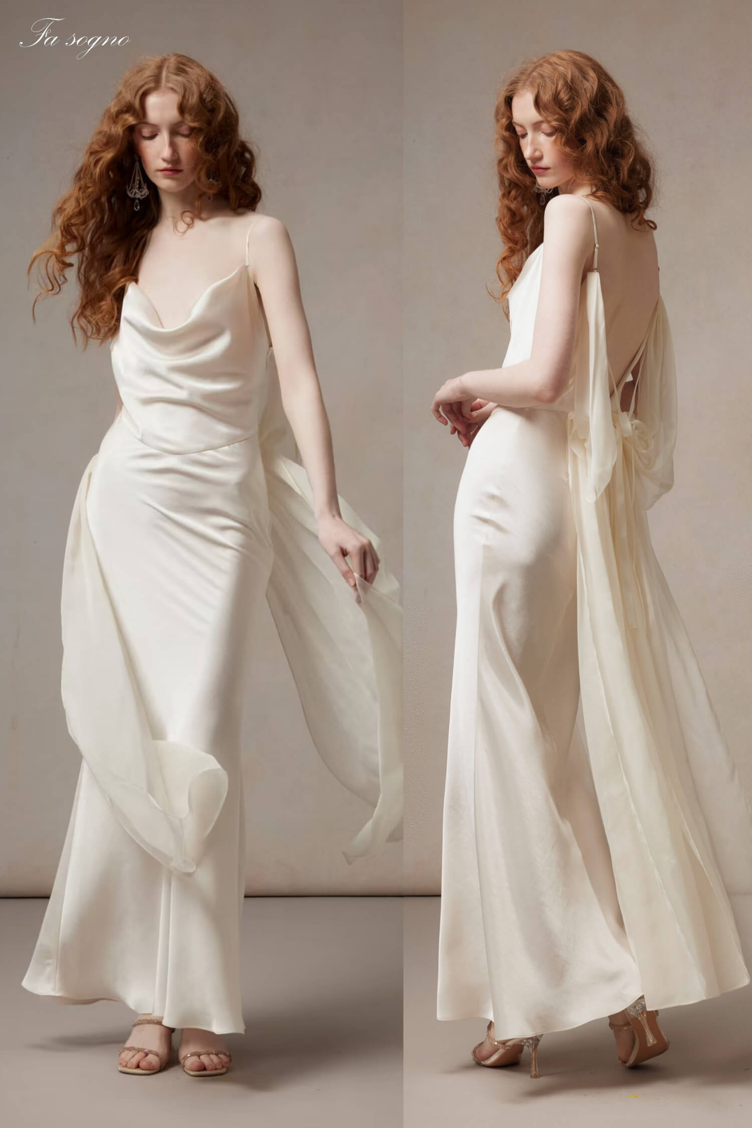 Velo d’Alba Gown