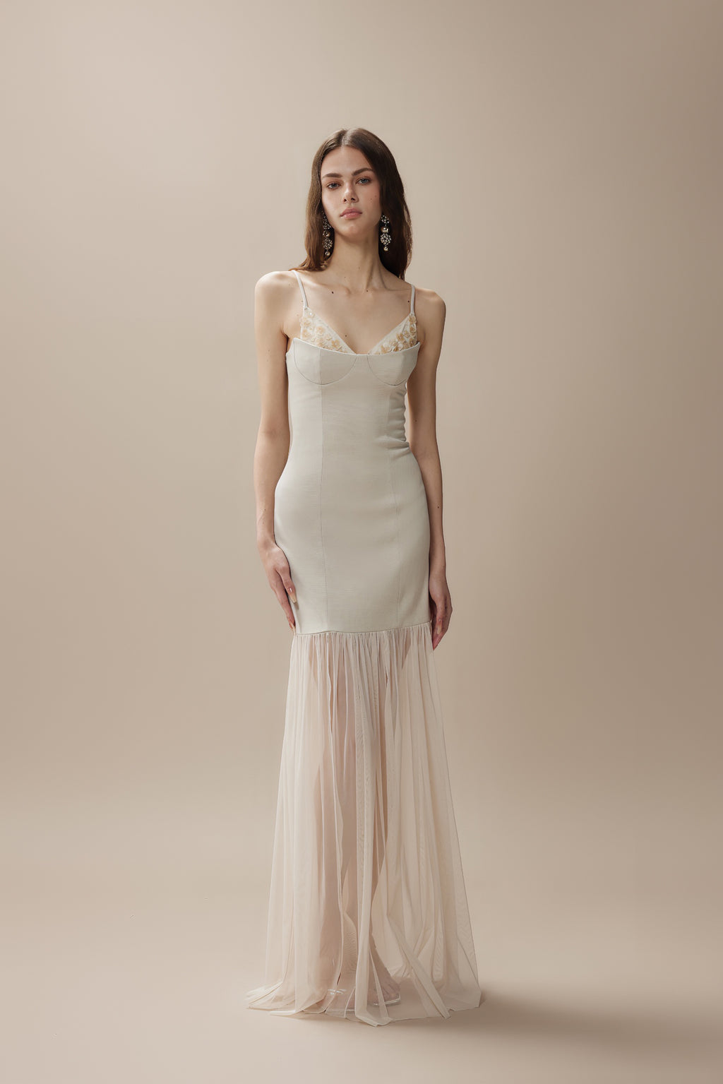 White Camellia Maxi Dress