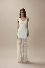 White Camellia Maxi Dress