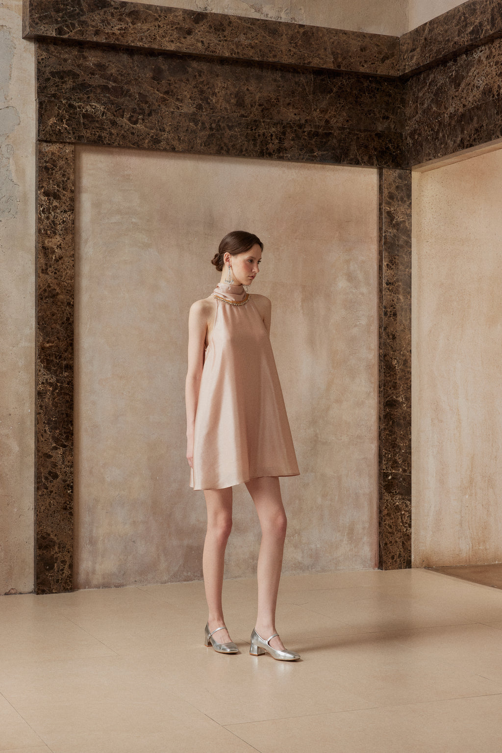 Luce di Rosa Halter Dress