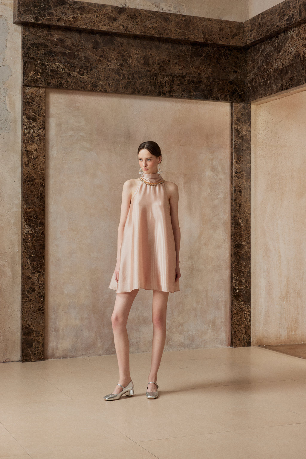 Luce di Rosa Halter Dress