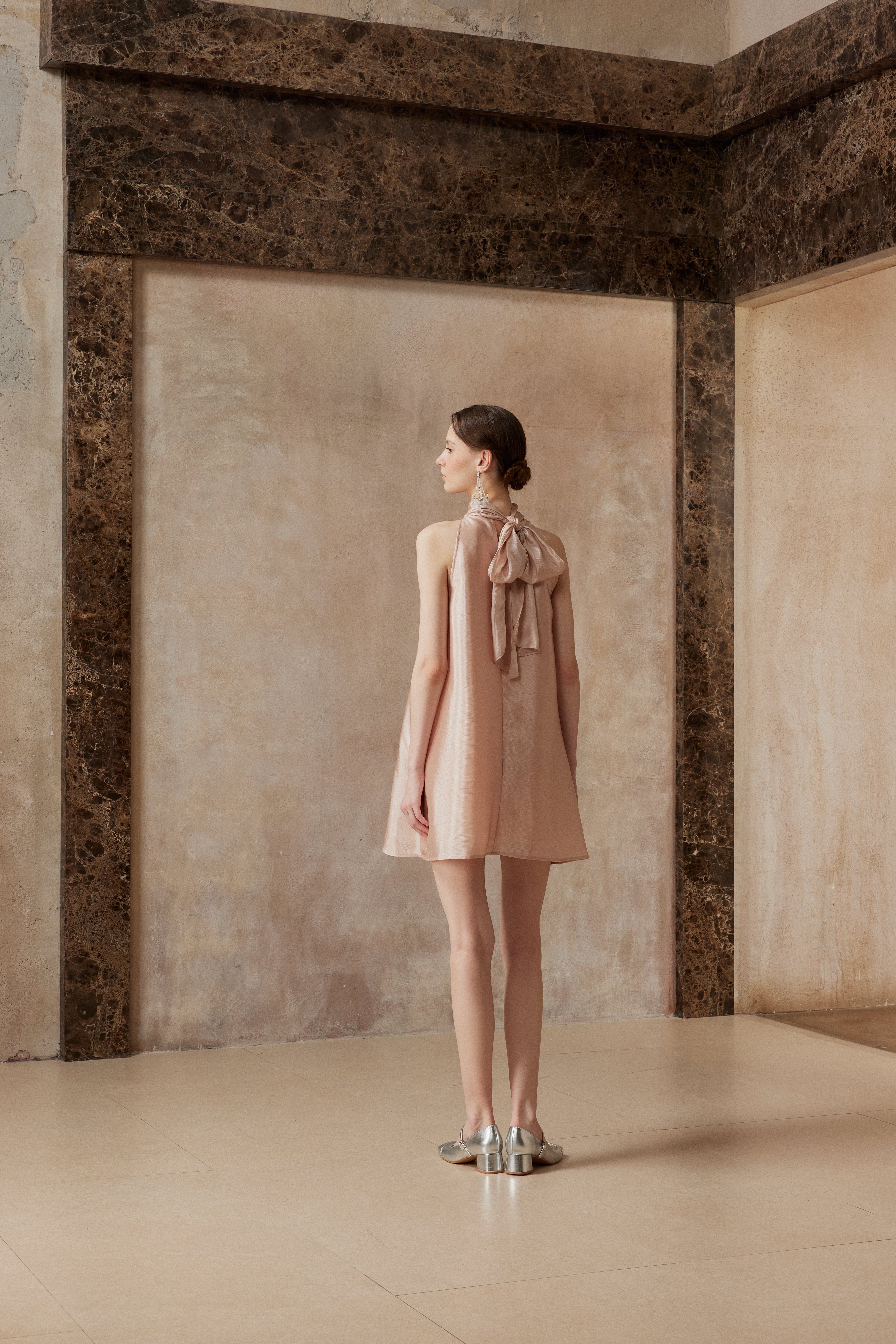 Luce di Rosa Halter Dress