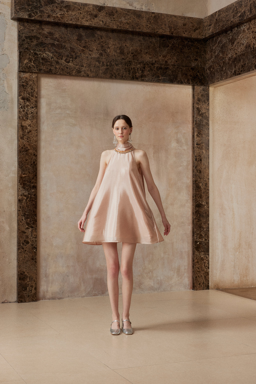 Luce di Rosa Halter Dress