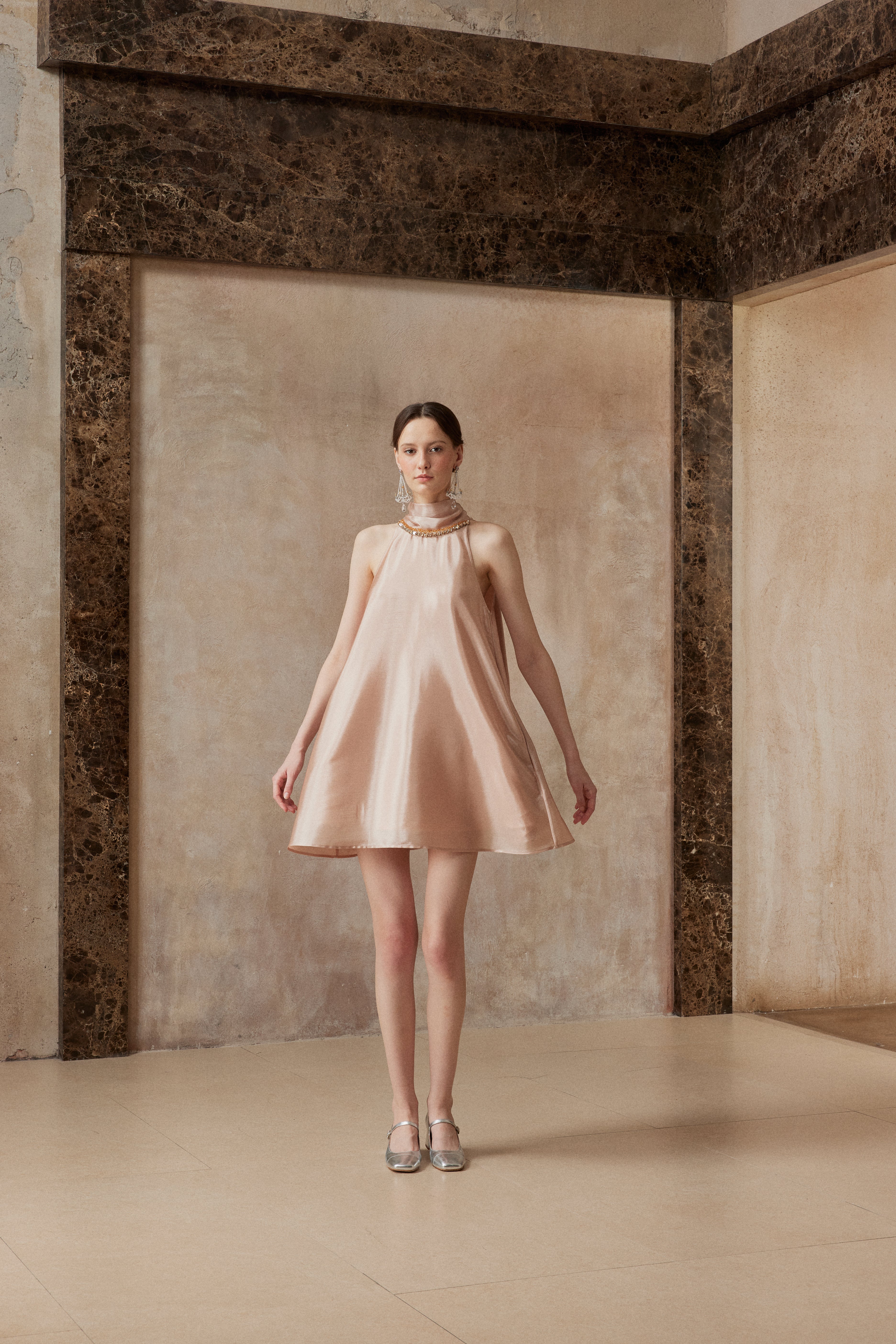 Luce di Rosa Halter Dress