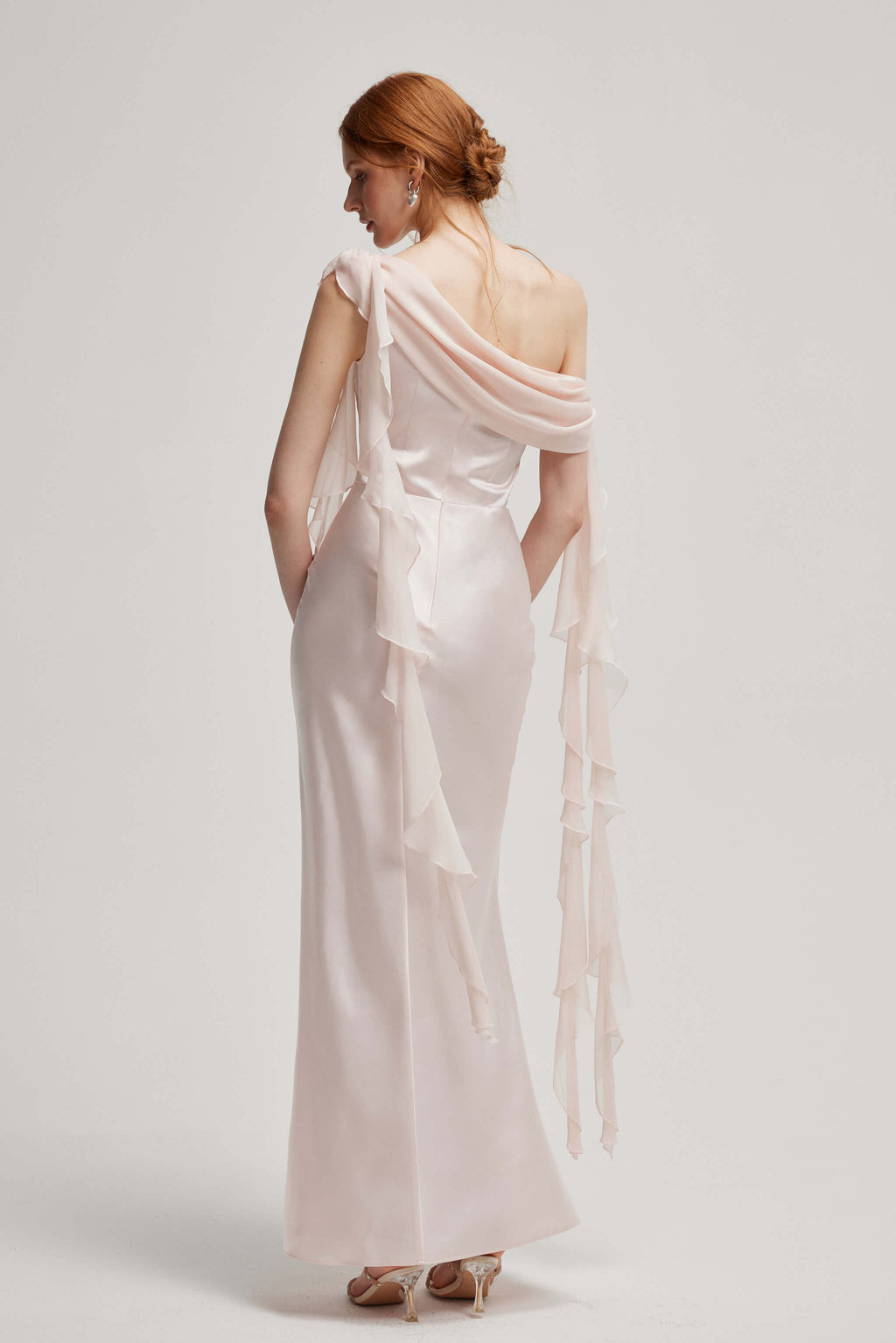 Rosa d’Aurora One-Shoulder Gown